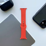 Apple Watch (42/44/SE/45/46/49mm) Tech-Protect Icon Band Silicone Strap - Red