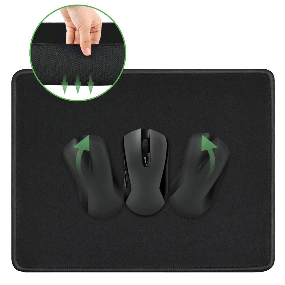 Tech-Protect Fabric Mouse Pad - 24.5 x 30 cm - Black