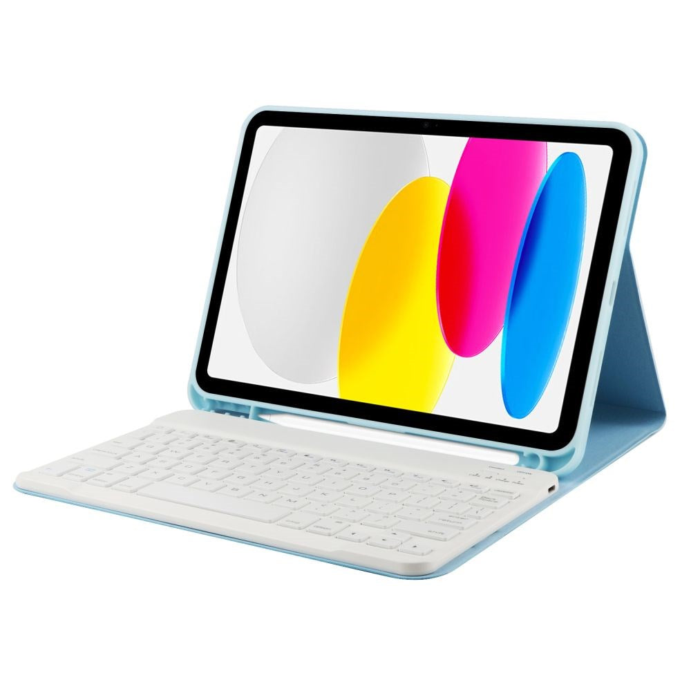 iPad 10.9" (2022) Tech-Protect Keyboard Case With Pencil Holder - English Layout - Blue