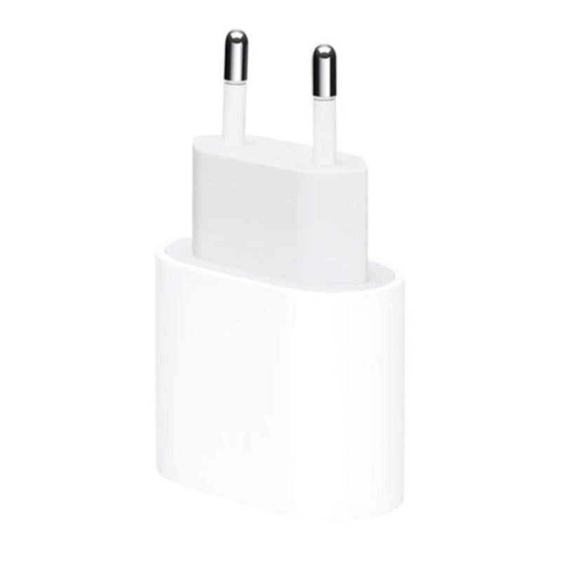 Original Apple PD (Power Delivery) 20W Wall Charger w. USB-C - White (MHJE3ZM/A) (DEMO)