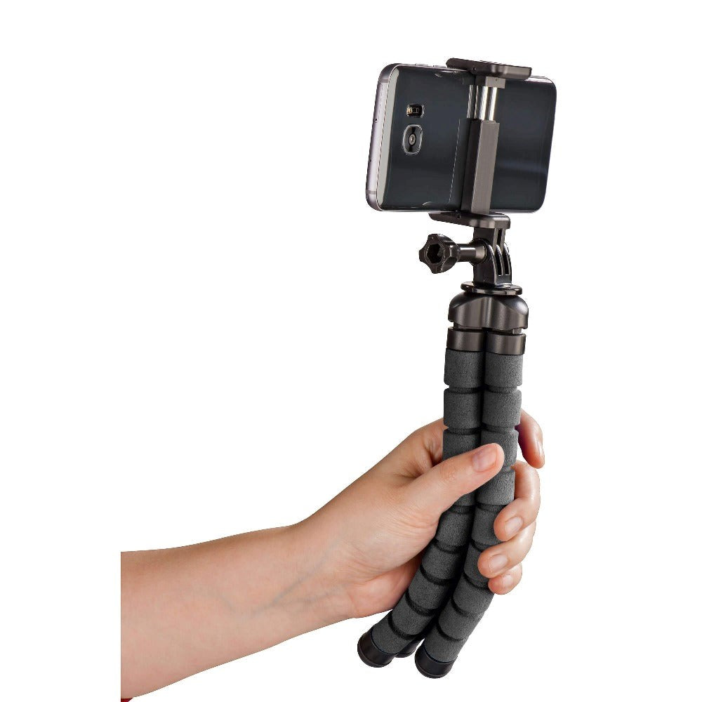 HAMA Flex Phone / GoPro Tripod - Black