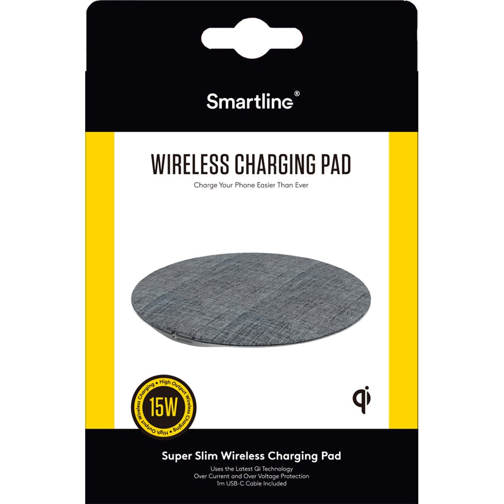 Smartline Wireless Qi Charging Pad 15W - Grey