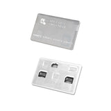 4smarts SIM Card Organiser - SIM Card Adapter (Micro Sim + Nano Sim) White