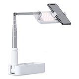 4smarts Selfie Stand with Led Lamp & Bluetooth Remote Control - White