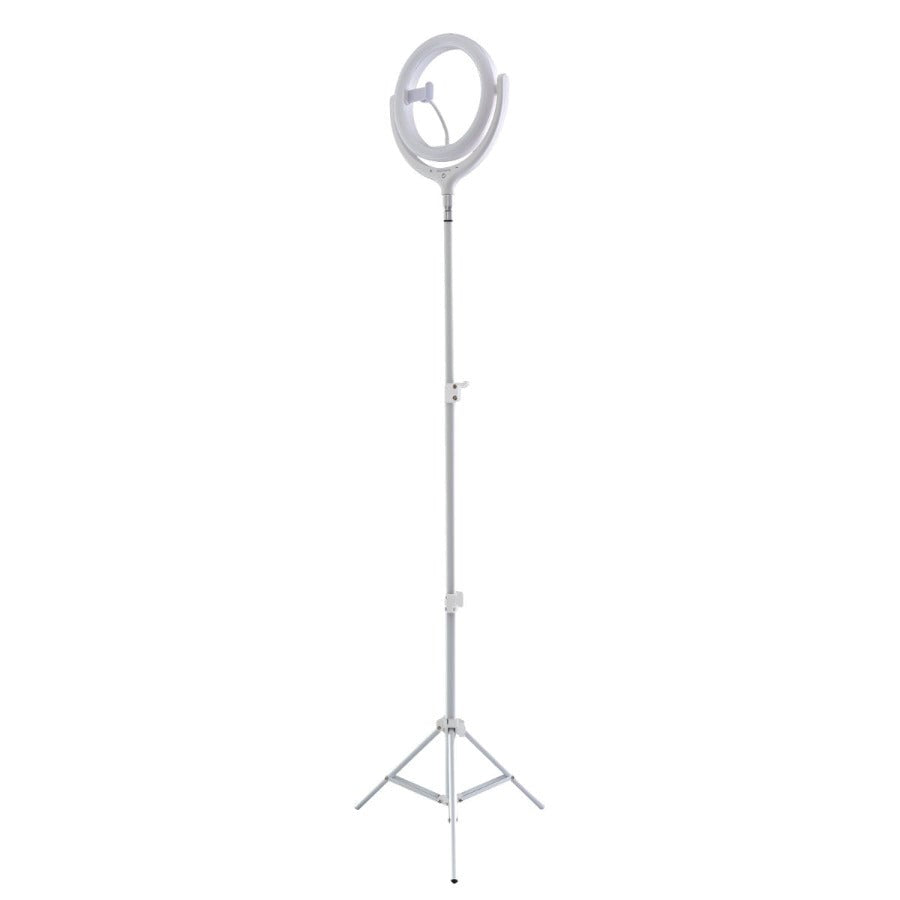 4smarts LoomiPod Selfie Floor Lamp w.LED Ring Light & Adjustable Stand