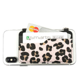 4smarts DressUP Phone Holder w. Strap & Card Holder - Leopard