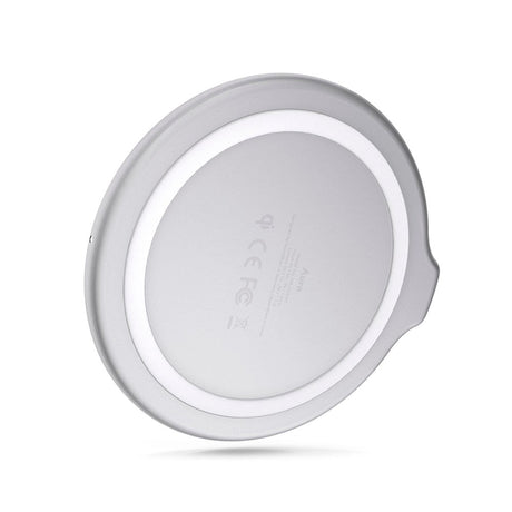 VONMÄHLEN Aura - The Wireless Charging Pad - 15W - White / Silver