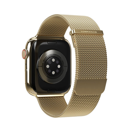 Vonmählen Apple Watch (42/44/SE/45/46/49mm) Milanese Loop 2 Stainless Steel Strap - Gold