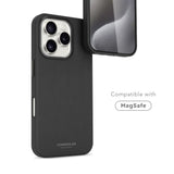 Vonmählen iPhone 16 Pro Like Leather Case - MagSafe Compatible - Black