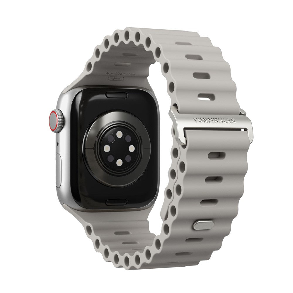 Vonmählen Apple Watch (38/40/SE/41/42mm) Wave Band 2 Recycled Silicone Strap - Gray