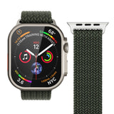 Vonmählen Apple Watch (42/44/45/SE/46/49mm) Woven Loop Nylon Watch Strap - Olive