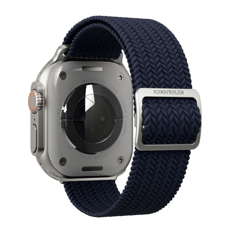 Vonmählen Apple Watch (38/40/SE/41/42mm) Woven Loop Nylon Watch Strap - Navy