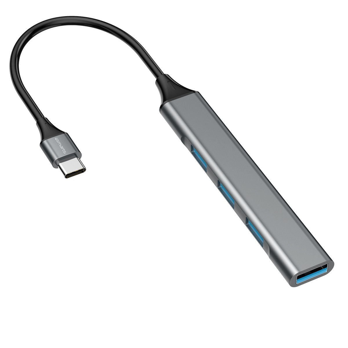 4smarts 4-in-1 Hub USB-C - Space Grey