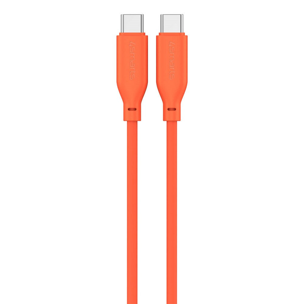 4smarts High Flex USB-C to USB-C Cable 60W - 1.5 Meter - Orange