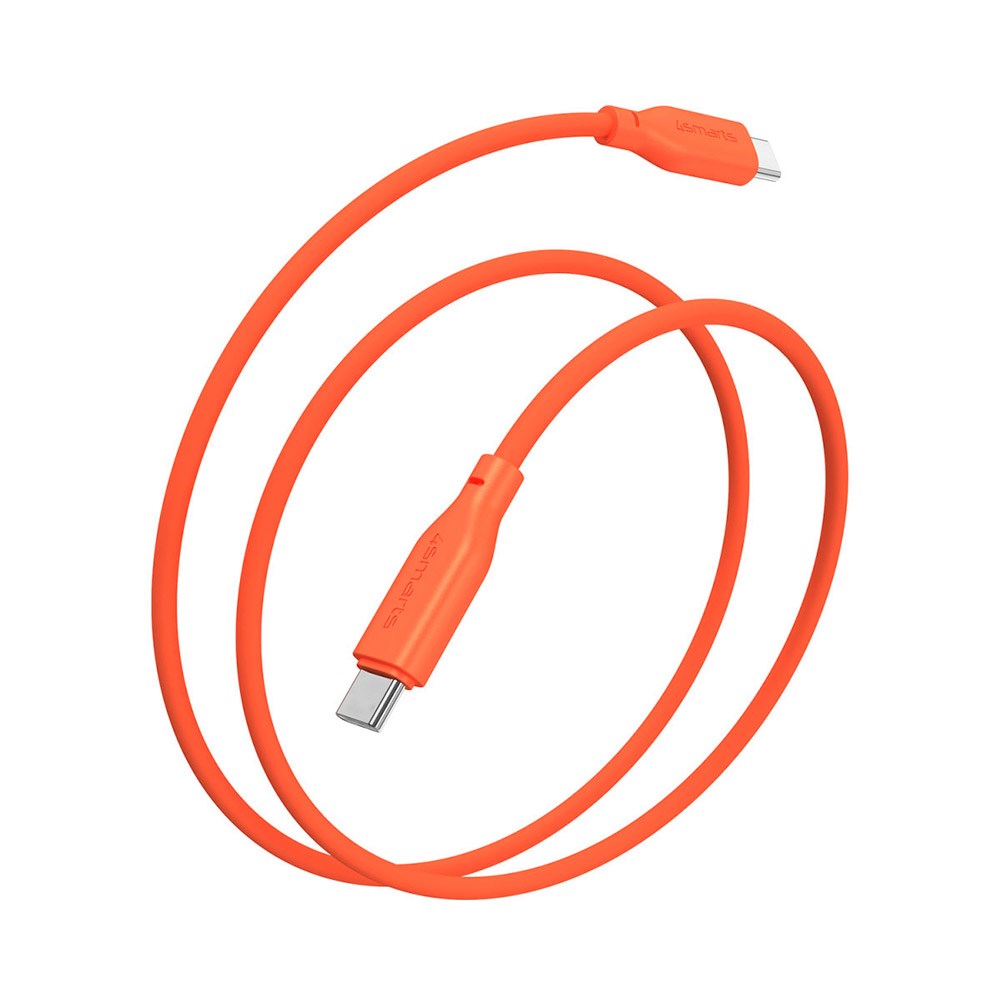 4smarts High Flex USB-C to USB-C Cable 60W - 1.5 Meter - Orange