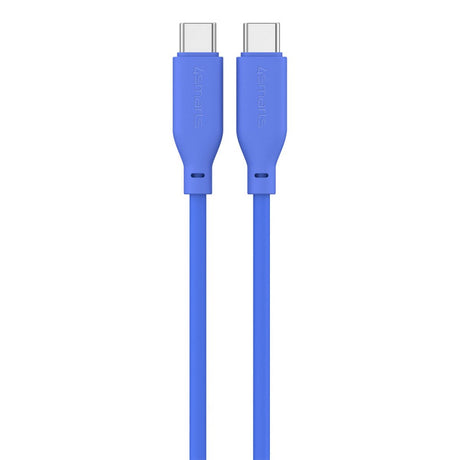 4smarts High Flex USB-C to USB-C Cable 60W - 1.5 Meter - Blue