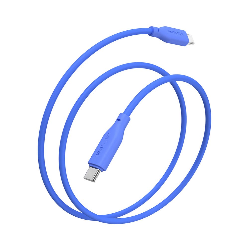 4smarts High Flex USB-C to USB-C Cable 60W - 1.5 Meter - Blue