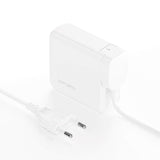 4smarts 100W PD Charger GaN Flex Pro - Wall Charger with 1 x USB-A & 3 x USB-C - White