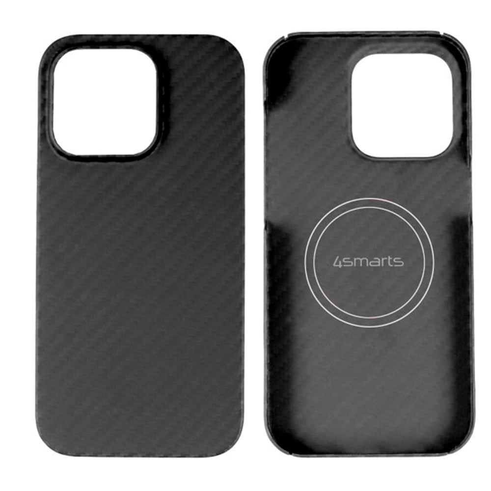 iPhone 14 Pro 4smarts Aramid Ultimag Back Case - MagSafe Compatible - Black