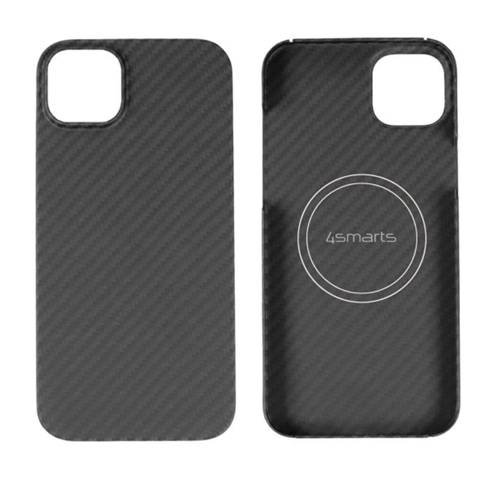 iPhone 14 4smarts Aramid Ultimag Back Case - MagSafe Compatible - Black