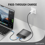 4smarts Enterprise Slim 20.000mAh Powerbank - 122.5W - Grey