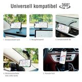 4smats Grabber Flex Mobile phone holder for Car - Max Mobile: 60 - 85mm - Black