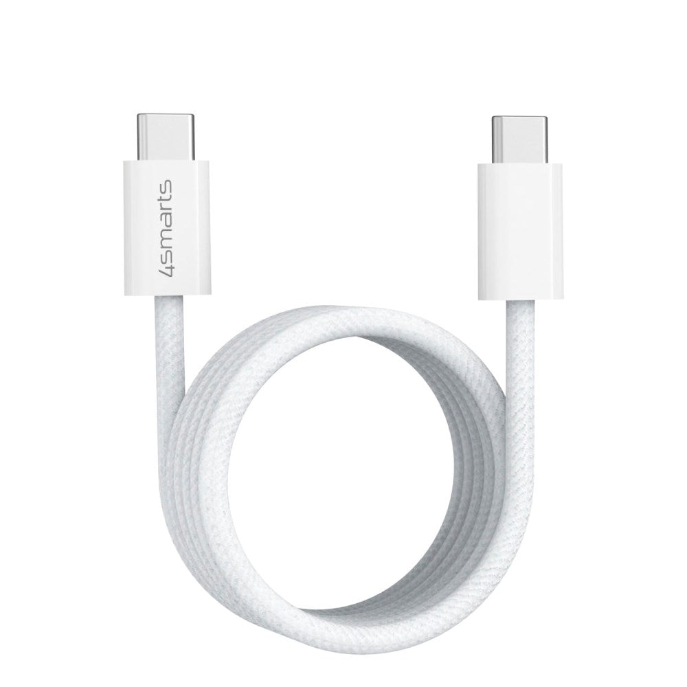 4smarts Magnetic USB-C to USB-C Cable 100W PD - 1.5m - White