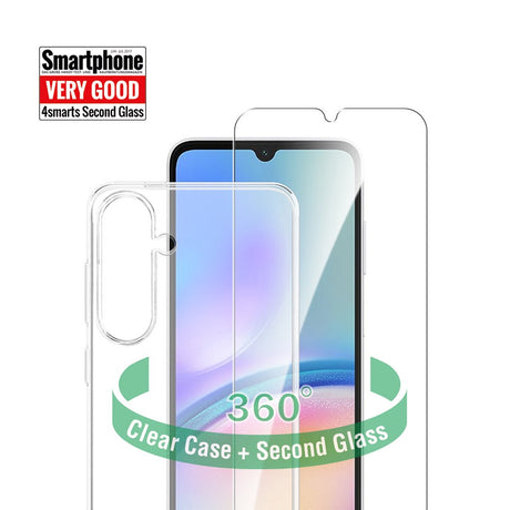 Samsung Galaxy A05s 4smarts Second Glass X-Pro 360° Protection Set (Case + Screen Protector)