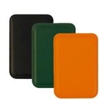 4smarts UltiMag Magnetic Card Holder w. RFID Protection 3-Pack - MagSafe Compatible - Black / Green / Brown