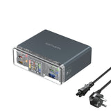 4smarts Lucid GaN DIY Mode Desktop Charger - 300W / 3x USB-C & 1x USB-A - Grey