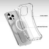 iPhone 16 Pro Max 4smarts IBIZA Case - MagSafe Compatible - Transparent