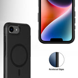 iPhone 16e 4smarts Defend Hybrid Case - MagSafe Compatible - Black