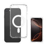 iPhone 16e 4smarts Ibiza Hybrid Case - MagSafe Compatible - Transparent