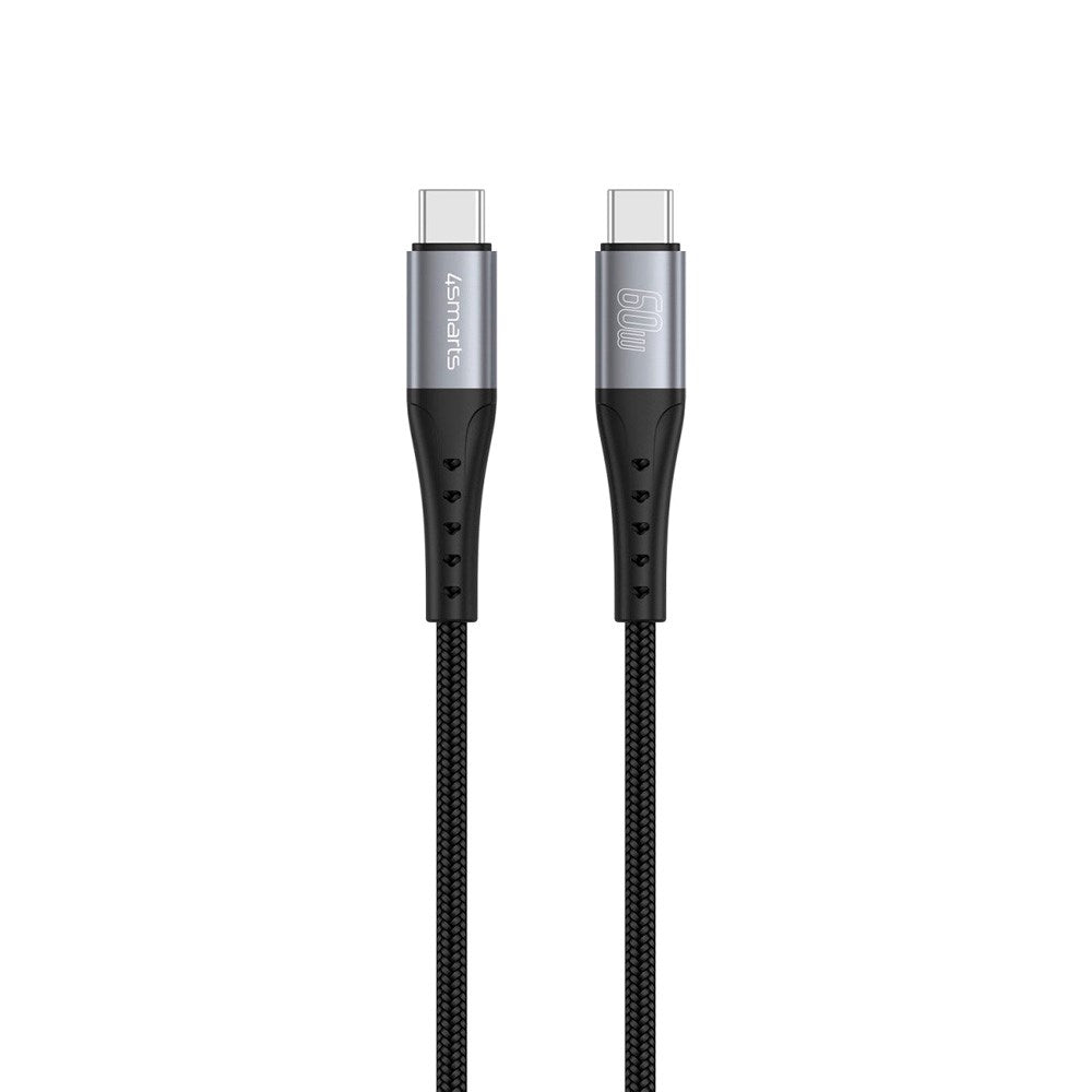 4smarts PrimeCord USB-C to USB-C Cable 60W - 1.5 m - Black