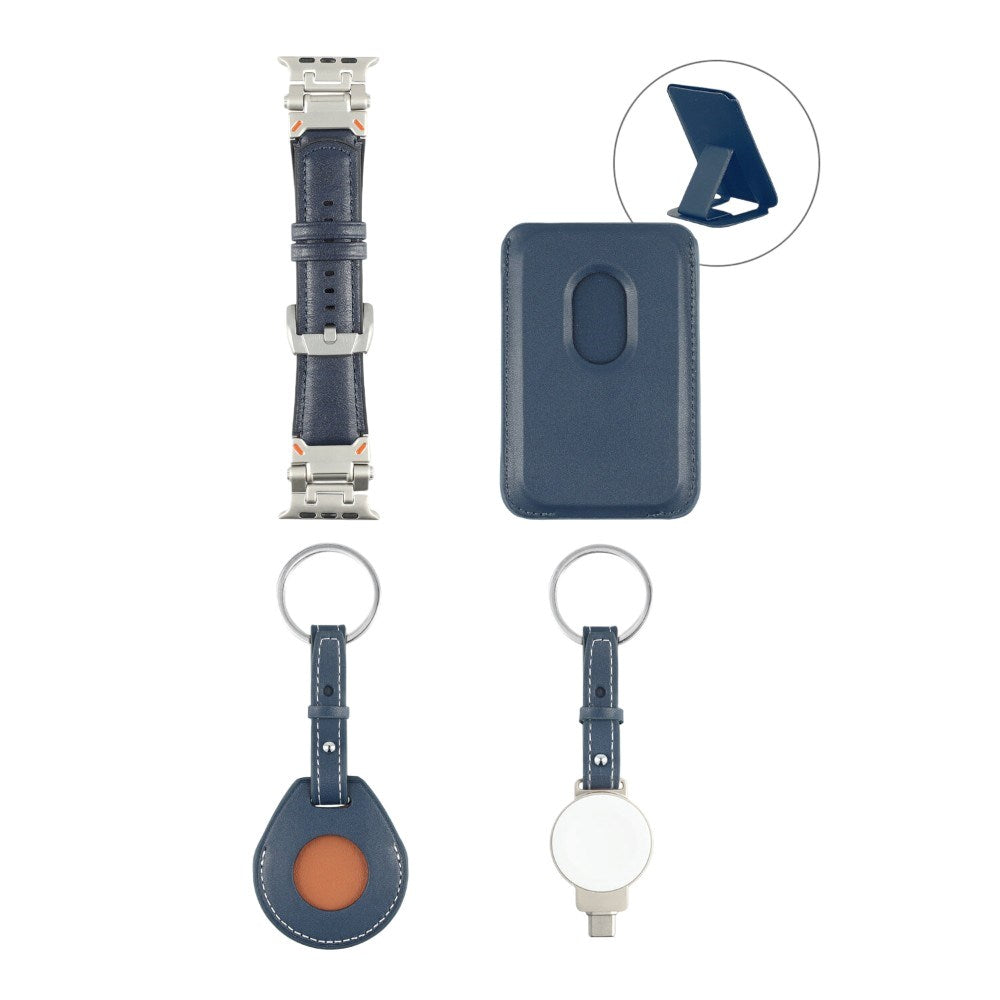 Accessory Set 4 pcs. 4smarts - MagSafe Compatible - Blue