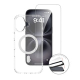 iPhone 17 4Smarts 360° Protection Set with Case & Screen Protection Glass - MagSafe Compatible - Transparent