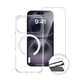 iPhone 17 Pro 4Smarts 360° Protection Set with Case & Screen Protection Glass - MagSafe Compatible - Transparent
