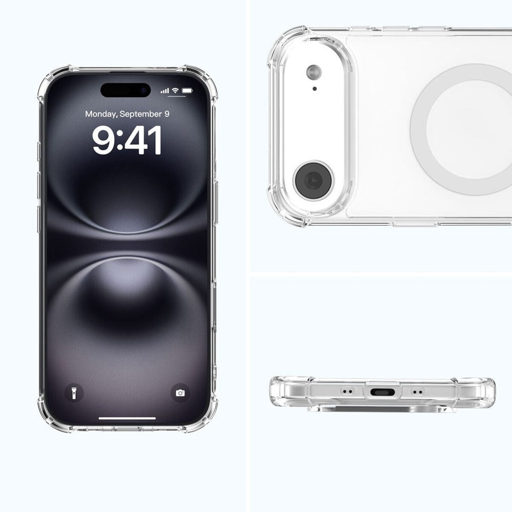 iPhone Air 4Smarts IBIZA Hybrid Case - MagSafe Compatible - Transparent