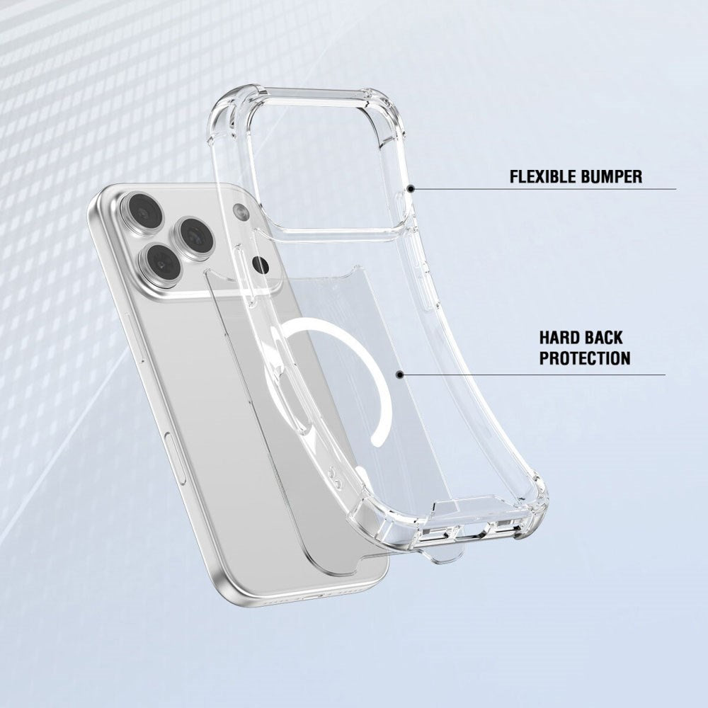 iPhone 17 Pro Max 4Smarts IBIZA Hybrid Case - MagSafe Compatible - Transparent