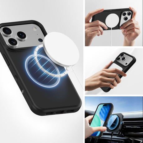 iPhone 17 Pro 4Smarts Silicone Case - MagSafe Compatible - Black