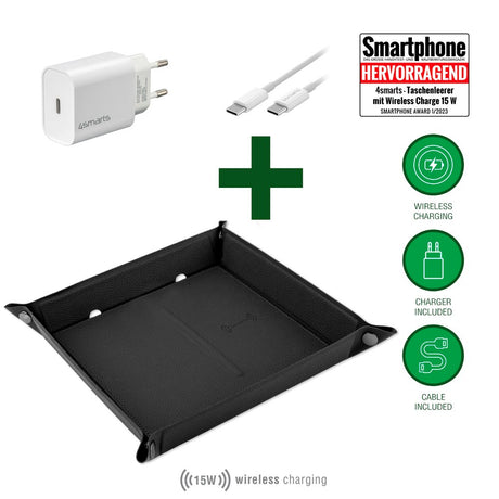 4smarts SmartTray Charging Set - Black