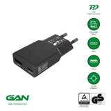 4smarts PDPlug Slim 30W Wall Charger with 1 x USB-C 1 x USB-A - Black
