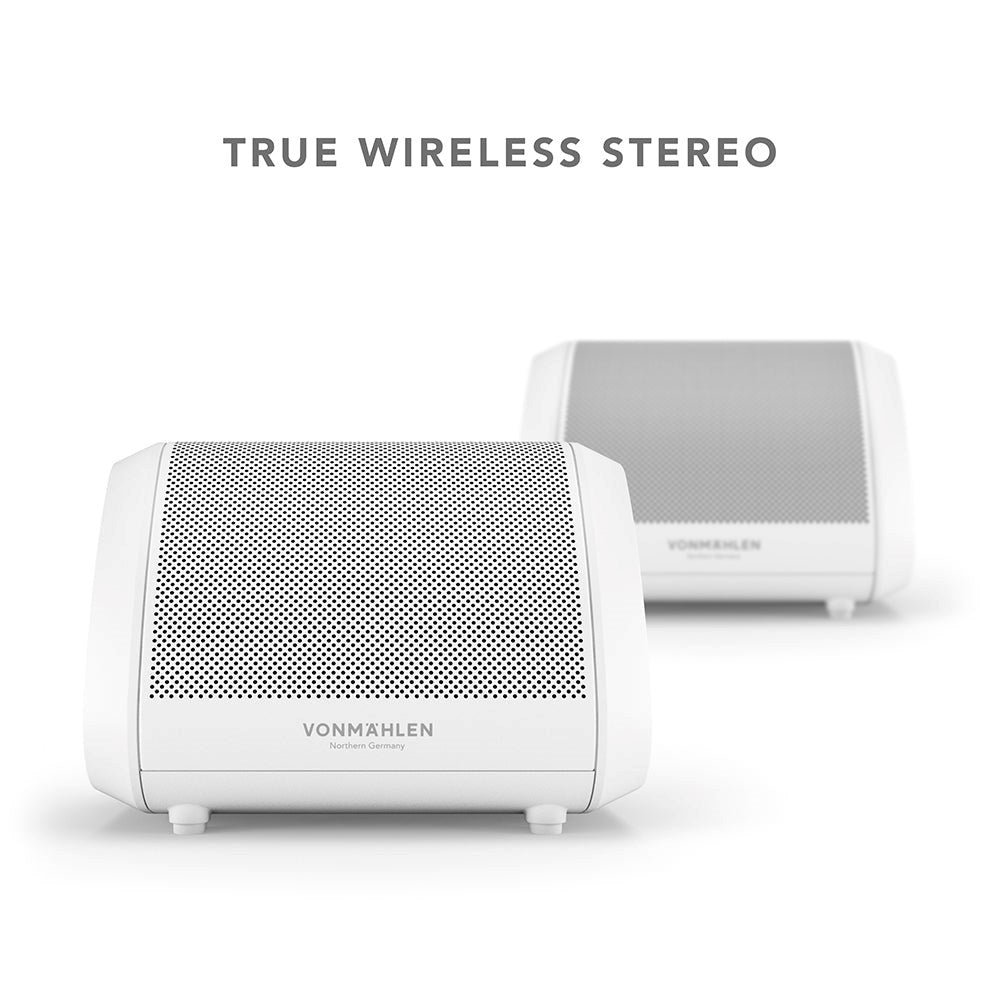 Vonmählen Air Beats Mini Bluetooth Speaker - White