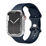 Vonmählen Apple Watch (38/40/SE/41/42mm) Classic Band Band Silicone Strap - Dark Blue