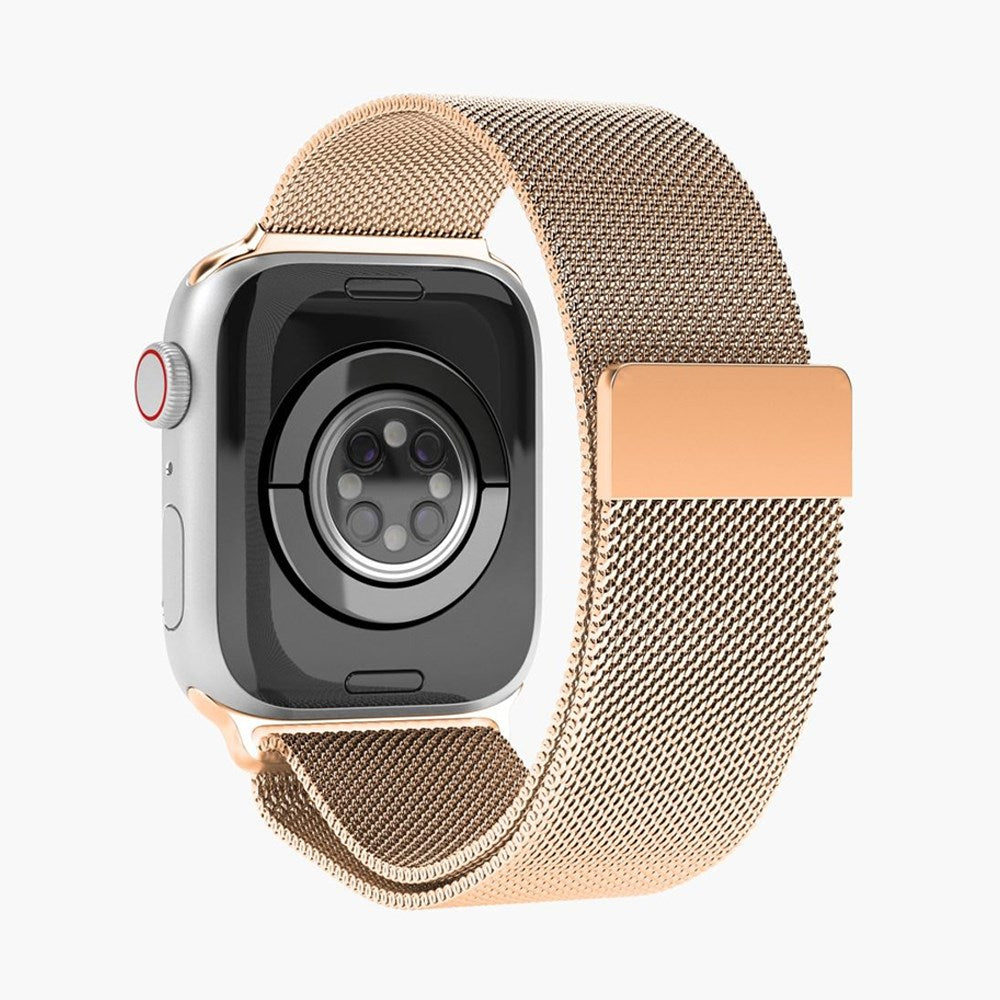 Vonmählen Apple Watch (42/44/SE/45/46/49mm) Milanese Loop Stainless Steel Strap - Rose Gold