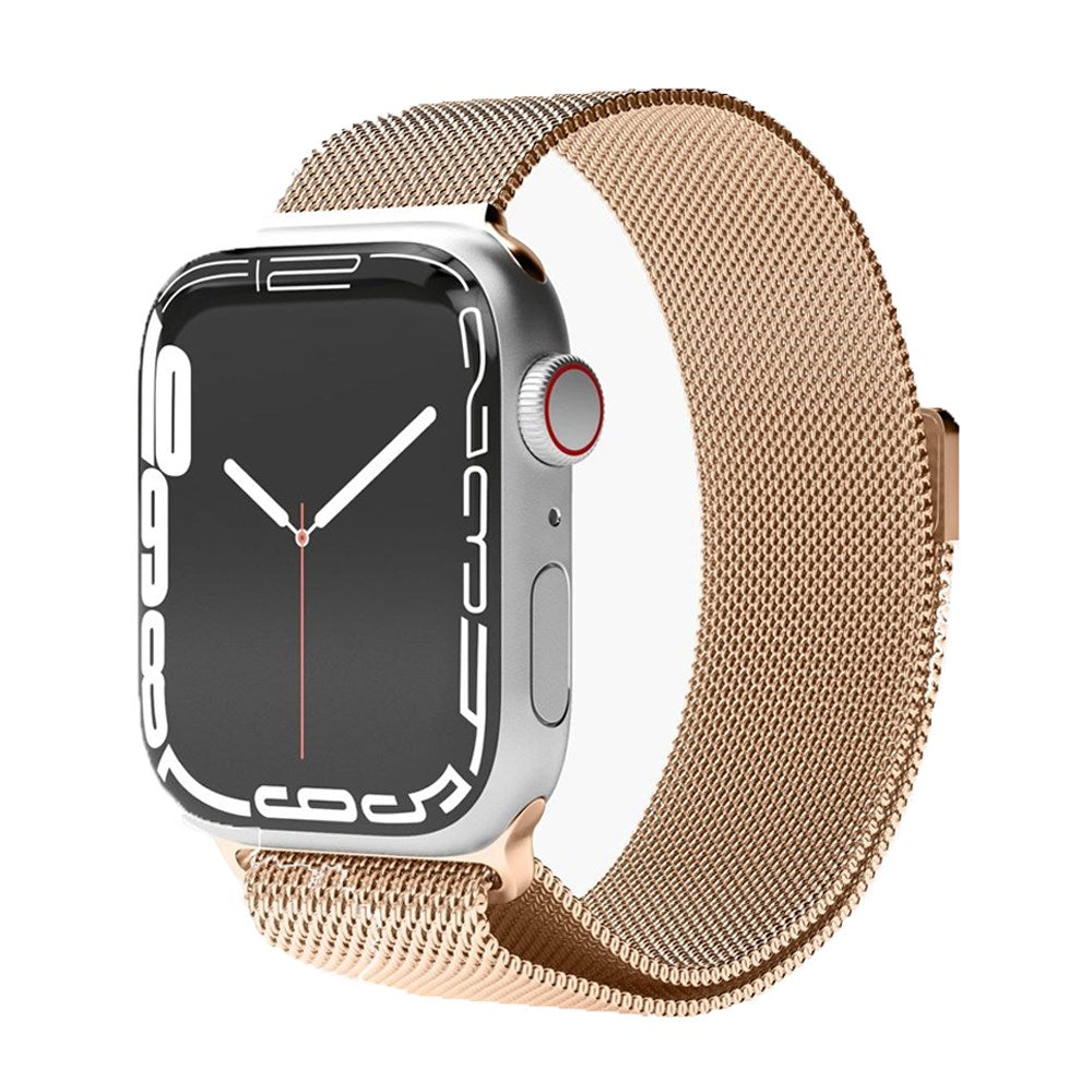 Vonmählen Apple Watch (42/44/SE/45/46/49mm) Milanese Loop Stainless Steel Strap - Rose Gold