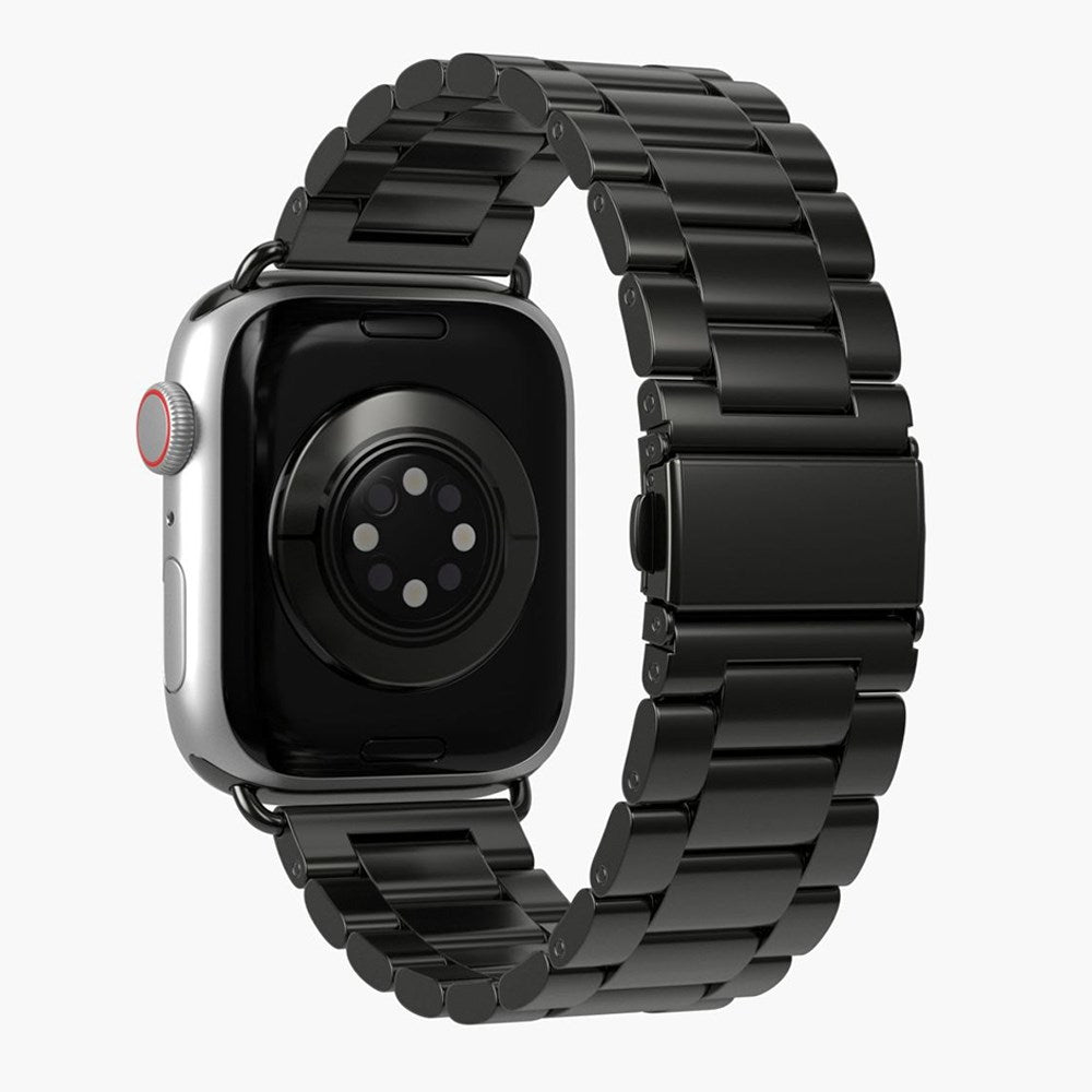 Apple Watch (38/40/SE/41/42mm) Vonmählen Link Bracelet Stainless Steel Strap - Black