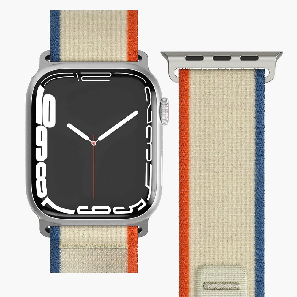 Vonmählen Apple Watch (38/40/SE/41/42mm) Trekking Loop Nylon Watch Strap - Orange / Beige