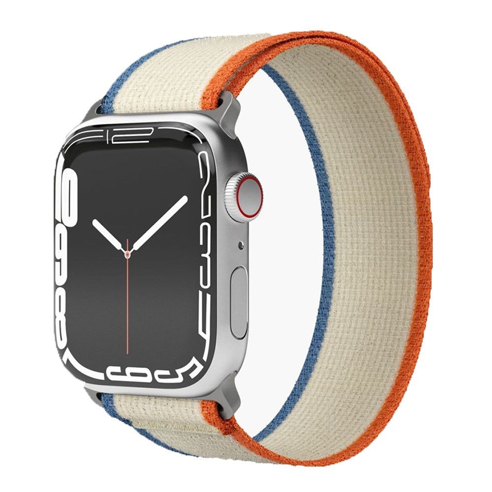 Vonmählen Apple Watch (42/44/45/SE/49mm) Trekking Loop Nylon Watch Strap - Orange / Beige