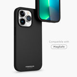 Vonmählen iPhone 13 Pro Eco Silicone Case - MagSafe Compatible - Black